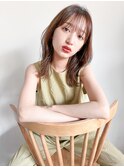 【unami】ミディアムレイヤー×髪質改善カラー 澤田杏奈