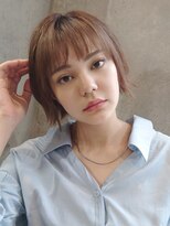 マノハル(MANOHARU)&nbsp;【マノハル スタイル】パールベージュ×ミニボブ