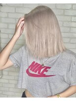 ジーナ 難波(Zina)&nbsp;髪質改善＊ホワイトシルバベージュ＊美髪【Zina 難波】