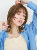 /顔周りレイヤー/インナーカラー/ミルクチョコレート/