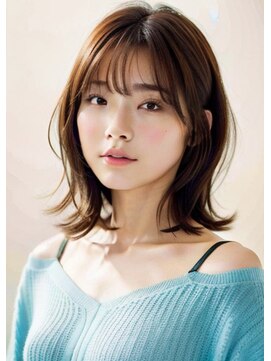 プラス アヴェダ(PLUS AVEDA) 外ハネ・ミディアムボブ