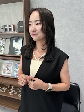 デイジー(Daisy) レイヤー/顔周りレイヤー/ダークグレー/オージュア