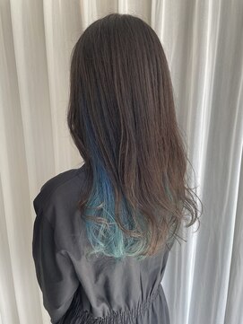 オレンジ 十三店(ORANGE) レディースインナーカラーブルー！！