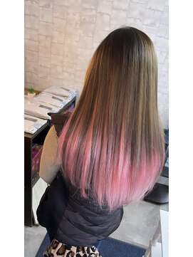 オーシャンシェリー(Ocean Sherry) モーブピンクのナチュラルインナーカラー