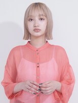 エンタク 新宿三丁目店(enntaku)&nbsp;ケアブリーチ/グラデーションカラー/ペールベージュ[新宿三丁目]