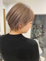 ネイロ 錦糸町(NeiRo)&nbsp;小顔ショートボブショートヘアミルクティーベージュ