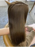 ブリーチなしダブルカラーでブラウンカラー！ 横浜美容室