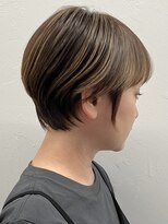 メロウ(me'lou) 《me’lou》小顔ショート×ハイライト20代30代40代50代