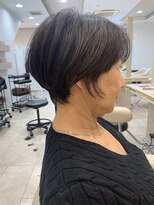 アッシュ 仙川店(Ash)&nbsp;40代50代60代白髪ハンサムショートボブ大人美人くびれ髪質改善