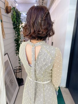 ジゼル 博多筑紫口店(GiseL) 博多ヘアセット　ショートヘアアレンジ