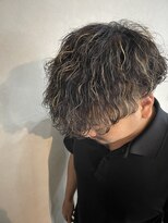 ロア ファーストクラス(LORE.first class)&nbsp;波巻きパーマ×ハイライトカラー