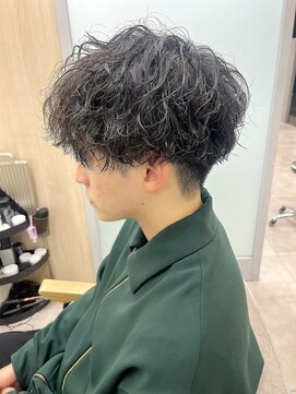 ユニ 江坂(Uni.) ツイストスパイラルパーマ マッシュパーマ