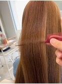 髪質改善トリートメント前髪カット顔まわりカット