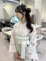 卒業式/袴着付け/袴ヘアセット/袴ヘアアレンジ/袴ヘア/