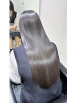 エトバイイオエ(et by ioe)&nbsp;前髪/アンブレラカラー/こなれミディ/髪質改善/縮毛矯正