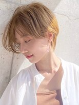 ワンバイジエクト 梅田&nbsp;【似合わせ白髪ぼかし】細めハイライト/くすみベージュ/美髪