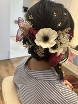 アンジュール おろし編み
