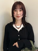 ユー セント(yew scent)&nbsp;ミディアムレイヤー＋チェリーブラウン