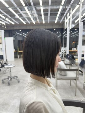 ビューブルー 亀戸錦糸町(VIEW BLUE) 美髪シアーカラー髪質改善レイヤーカット切りっぱなしボブ