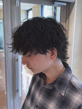 アレアル 広島並木通り店(ALEAR) 波巻きパーマ/メンズショート/メンズウルフ/波巻きウルフ