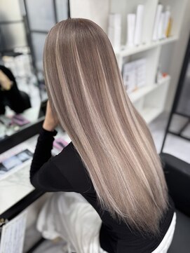 ラムシェール(LamChele) 【lamchele】ミルクティーグレージュ×シールエクステ