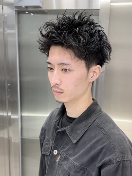 リベル(LIBER) カット＋ピンパーマ【八王子駅/メンズサロン/men's/メンズカット