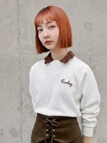 ドロシー(dorothy) ビビッド オレンジ ワンレンボブ