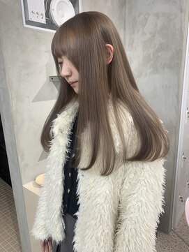 ペレ アネックス 大阪梅田茶屋町店(PELE ANNEX) 着物ヘア/ダークアッシュ/ミディアムレイヤーカット/梅田