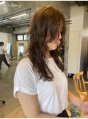ロングパーマ、ナチュラルパーマ、ゆるめパーマ、ロングレイヤー