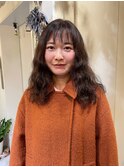 【ロングパーマ】