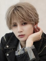 ルーシー 渋谷(LUCEY)&nbsp;センターパートフェザーパーマシャドウパーマメンズパーマ