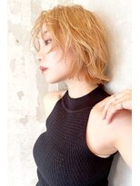 シャルムバイルーチェココ(CHARME by Lu'ce coco)&nbsp;無造作ハイトーン×ラフショートボブ