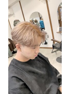 アトラクト バイ ラック 津田沼(Attract by LUCK) ミルクティーベージュ/津田沼/メンズパーマ/メンズ/ブリーチ