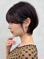 アッシュ 洋光台店(Ash)&nbsp;洋光台レイヤーカットショートボブ白髪ぼかしハイライト顔周り
