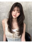 【似合わせカット*ロングレイヤー】顔周りカット/銀座駅