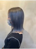 くびれヘアシルバーカラー×外ハネボブ8.22