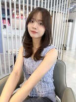 マリアバイアフロート(Maria by AFLOAT)&nbsp;韓国レイヤーくびれミディアムシースルーバング