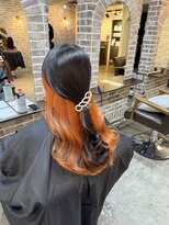 アクロ あべの店(ACRO)&nbsp;オレンジ×インナーカラー