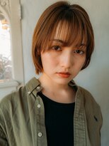 ストローク 小山店(STROKE) ナチュラル切りっぱなしボブ