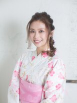 美容室 リズヘアー 稲毛店(Riz hair) 大人可愛いあみこみ浴衣アレンジ