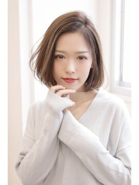 アグ ヘアー ノード 広島紙屋町店(Agu hair nord) 大人ハンサムフェミニンボブ