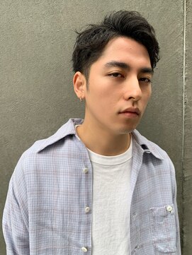 フィフス(fifth) ◇黒髪 七三オールバック ベリーショート ビジネスヘア◇