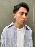 ◇黒髪 七三オールバック ベリーショート ビジネスヘア◇