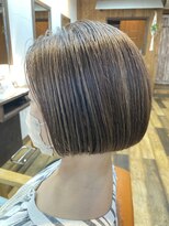 ワンルーム 能見台(One Room)&nbsp;ミニボブ×OLAPLEX白髪染めハイライト♪＆スモーキーアッシュ