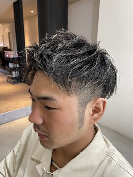 フィールグッドカンパニー(Feel Good Company) 10代20代ツーブロックスパイキーコントラストショート