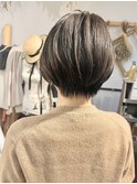 【Marl】アッシュベージュカラー×ショートボブ