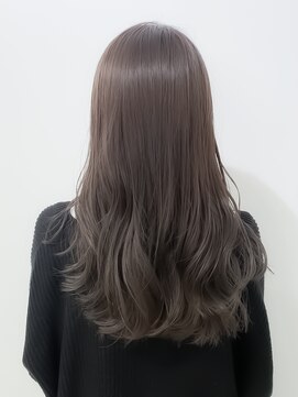 アドラーブル 長岡リップス旭岡店(adorable) 大人気☆艶髪/ブルーカラーグレージュ☆暗髪エアウェーブ