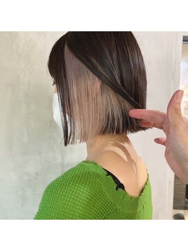 サクラ オモテサンドウ(SAKURA) イヤリングカラー インナーカラーベージュ