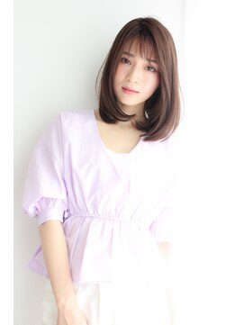 ルー(Luu) お手入れ簡単ストカール（縮毛矯正＋デジタルパーマ）艶カラー