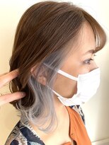 ネオリーブ ロア 鶴川店(NEOLIVE ROA) イヤリングカラー×クリアシルバー/デザインカラー